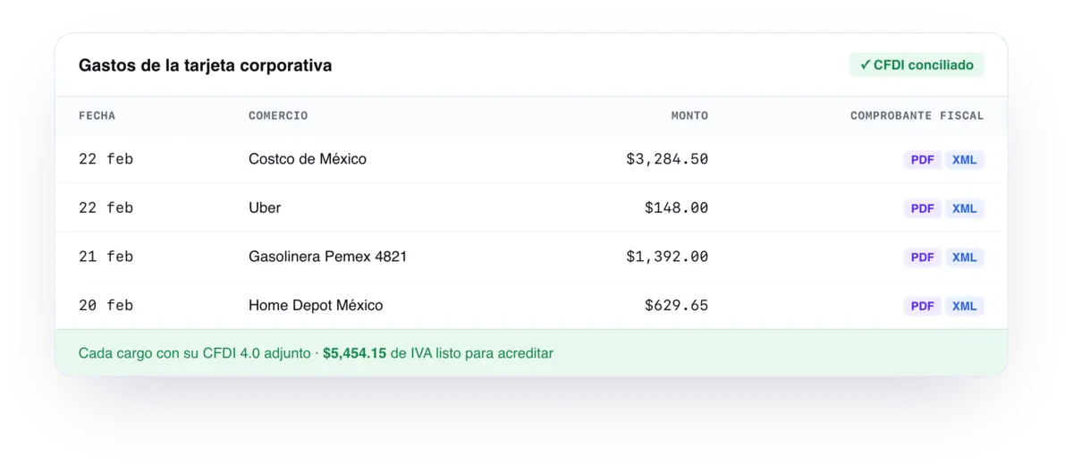 El CFDI ya recuperado, listo para adjuntar